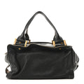 Goatskin Large Dalston Satchel Black