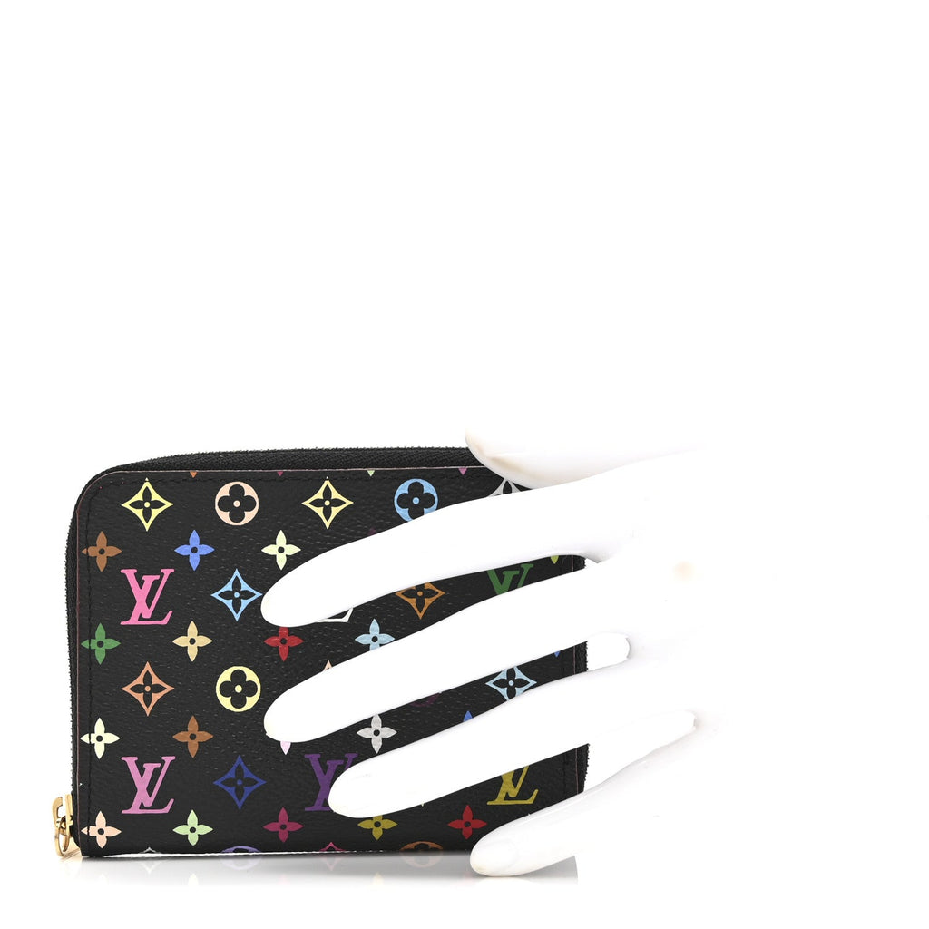 Monogram Multicolor Zippy Coin Purse Black Grenade