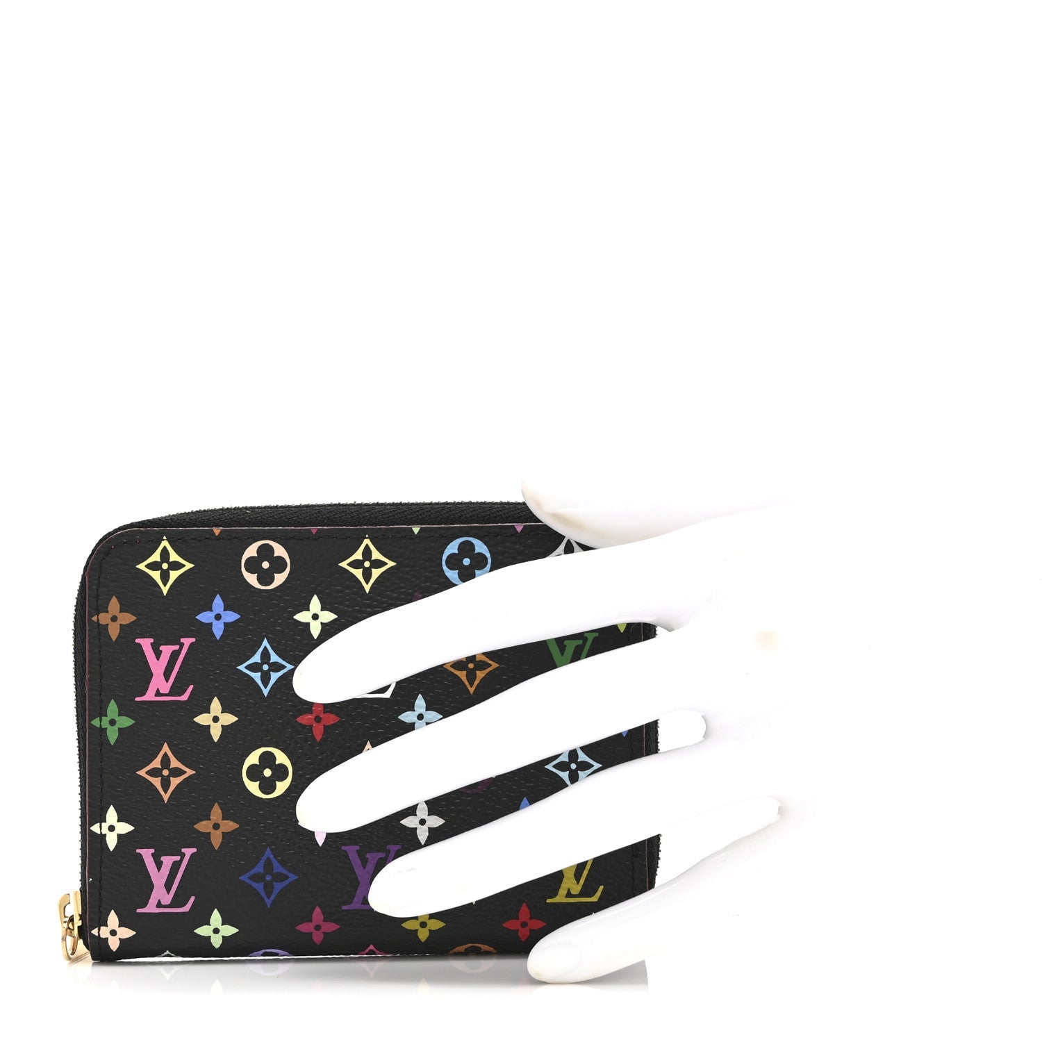 Monogram Multicolor Zippy Coin Purse Black Grenade