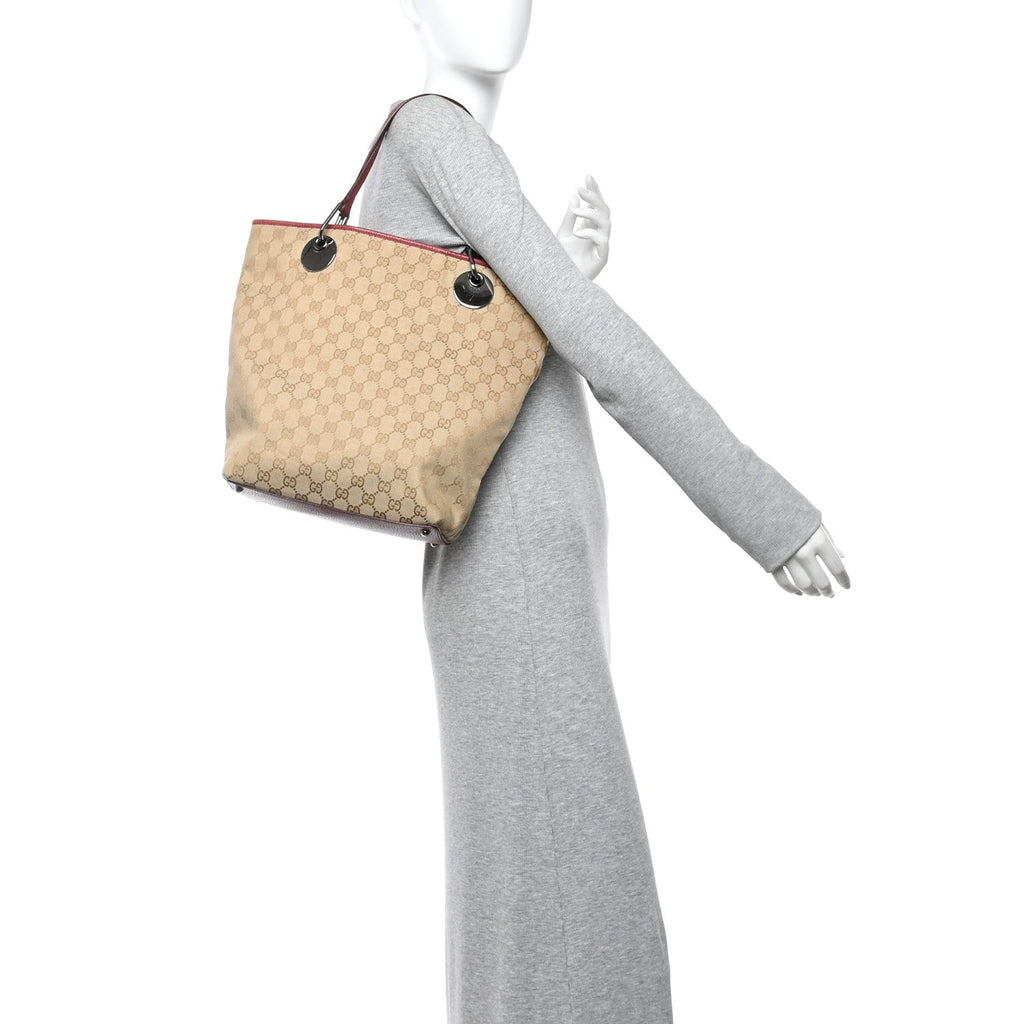 Monogram Large Eclipse Tote Red