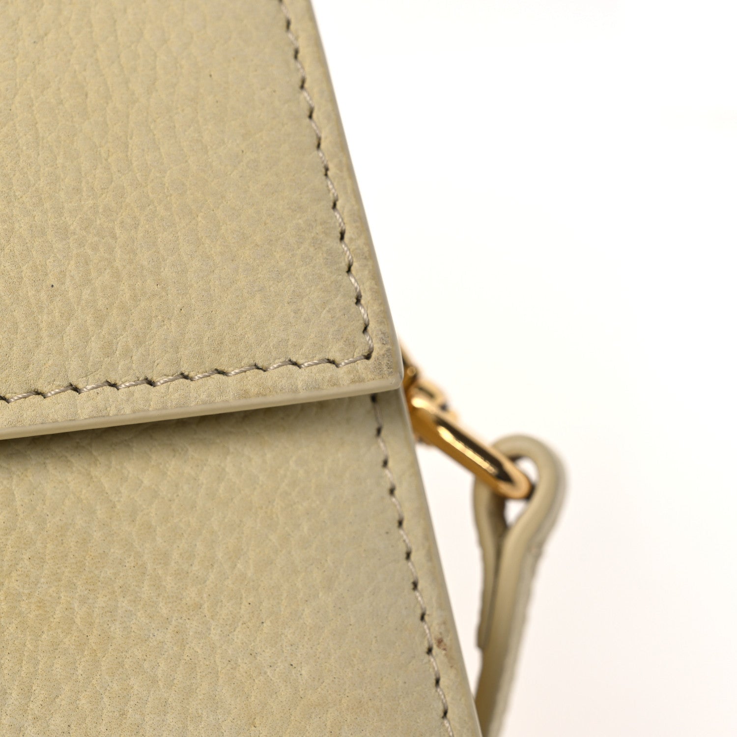 Grained Calfskin Le Grand Bambino Light Yellow