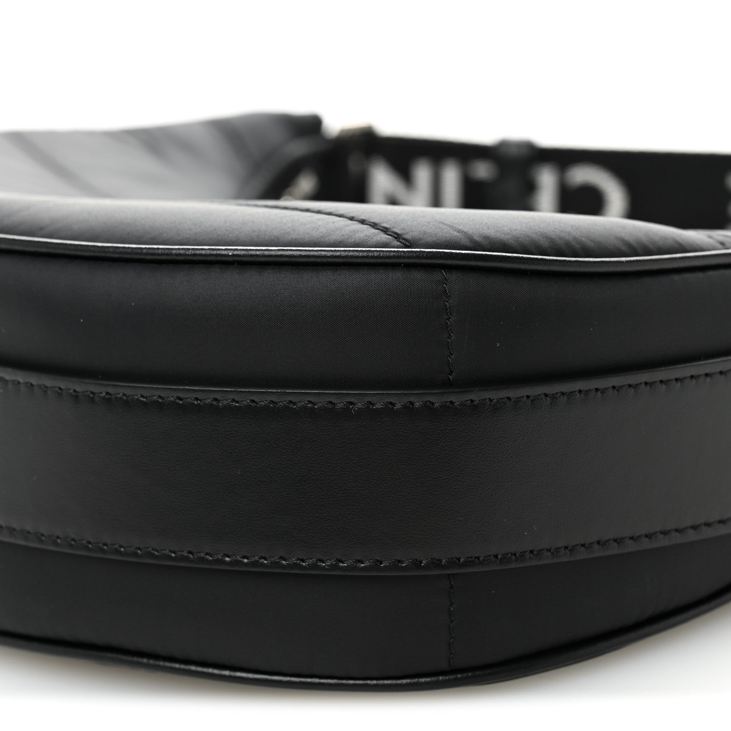 Nylon Ava Shoulder Bag Black