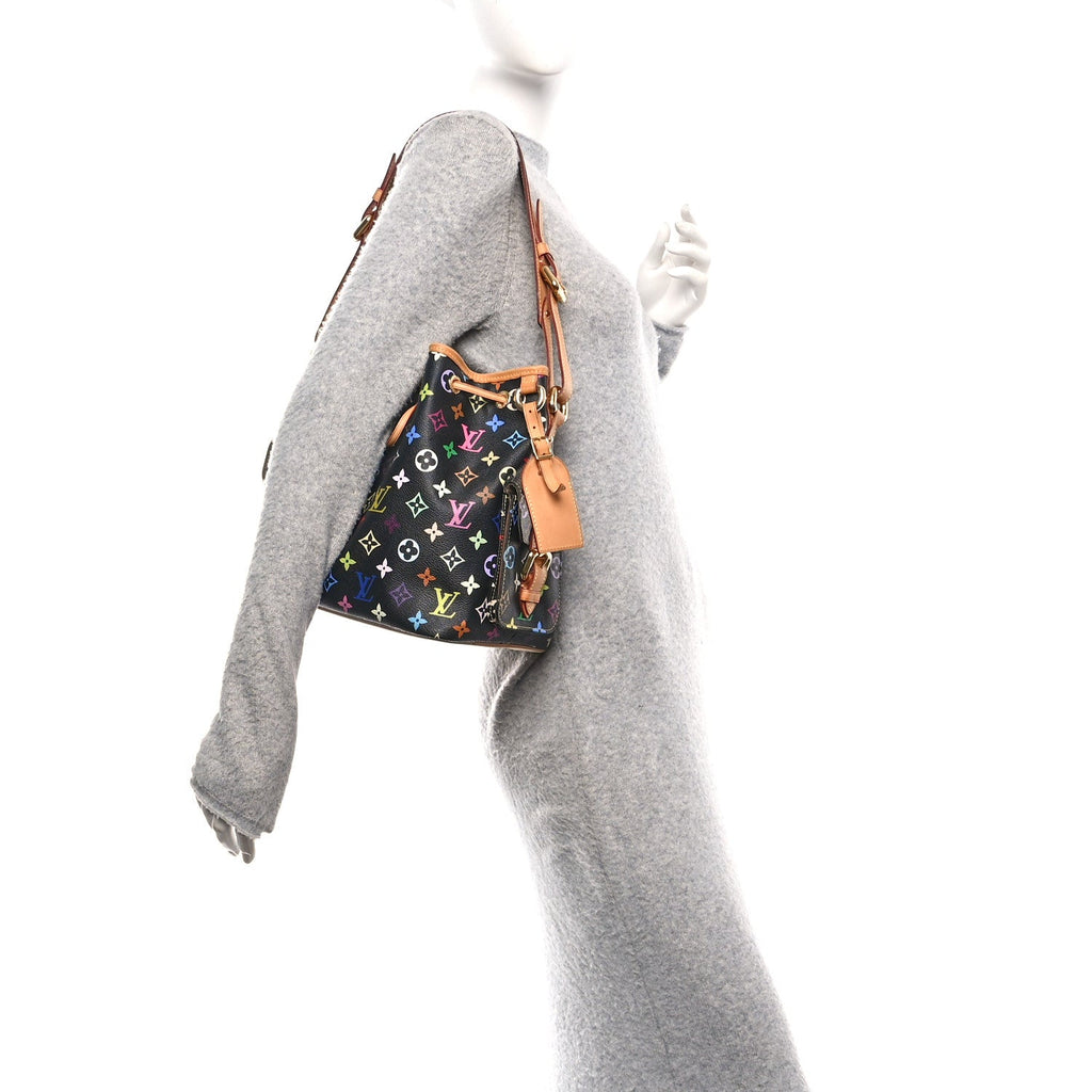 Monogram Multicolor Petit Noe Black
