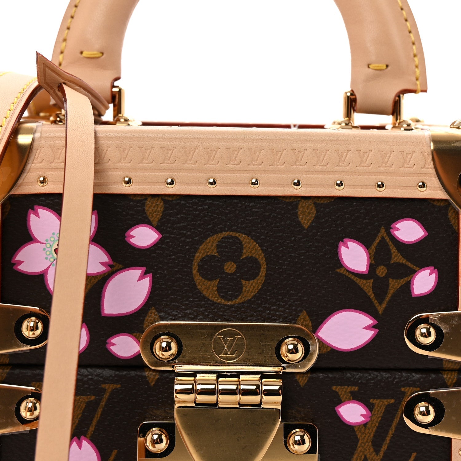 LV X TM Monogram Cherry Blossom Camera Box Sakura Brown