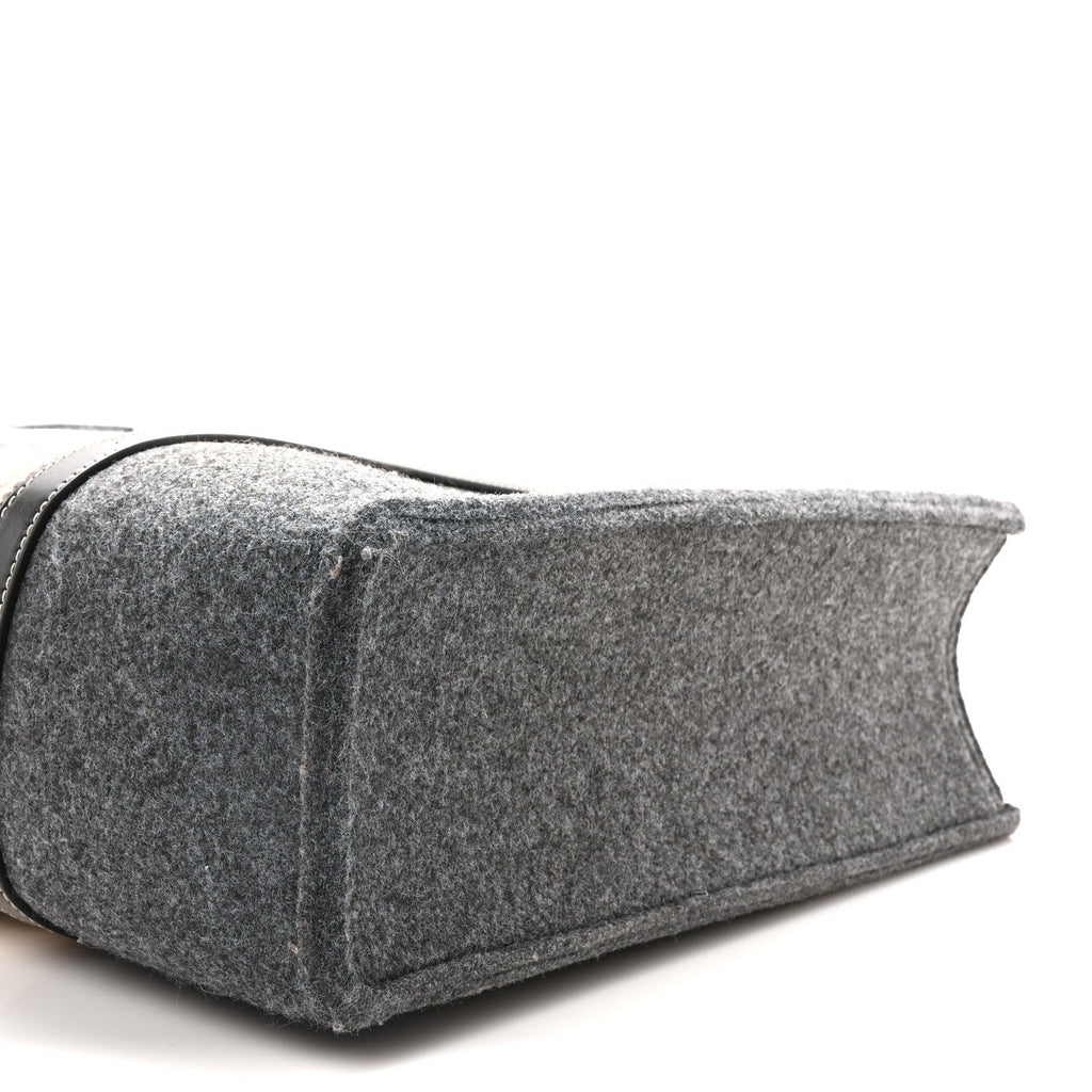Felt Large Woody Ribbon Tote Cashmere Grey