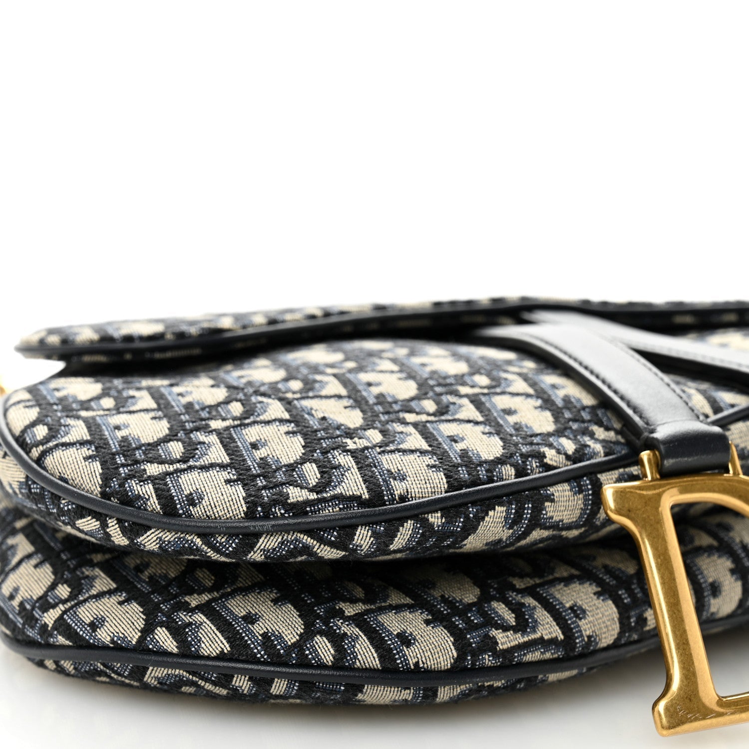Oblique Saddle Bag Blue