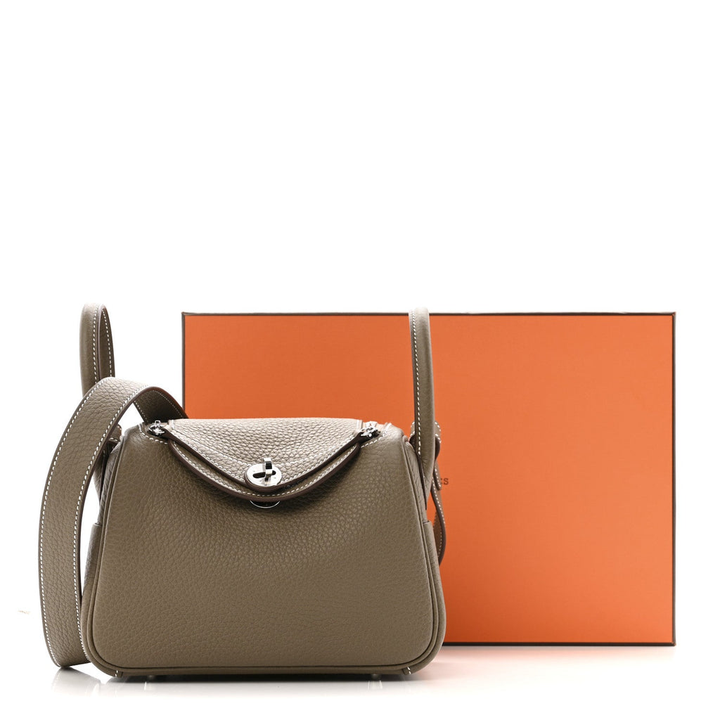 Taurillon Clemence Mini Lindy 20 Etoupe