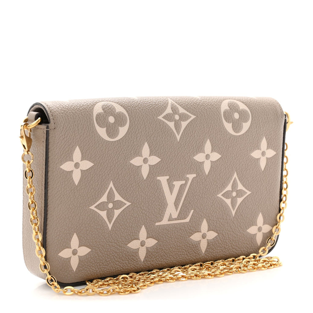 Empreinte Monogram Giant Felicie Pochette Tourterelle Creme