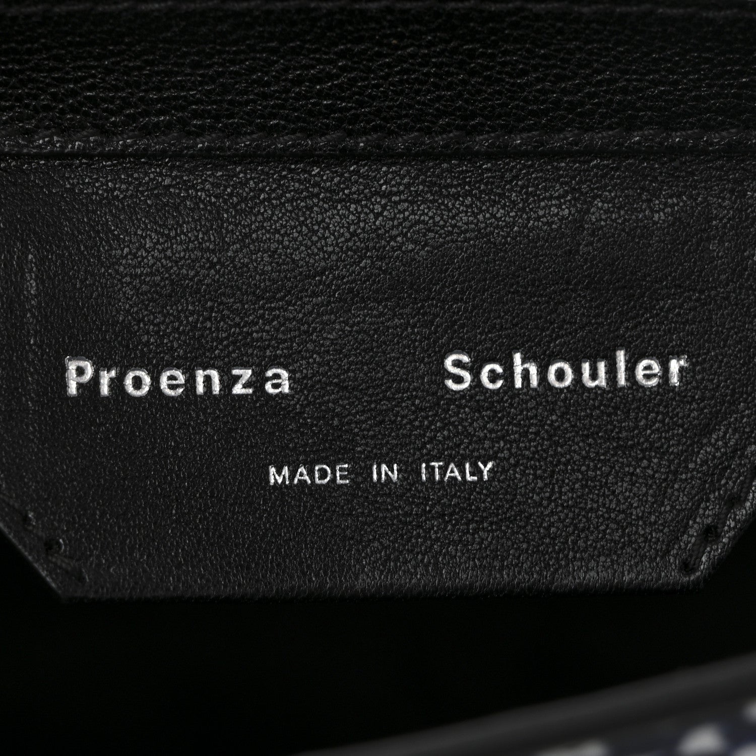 X HARMONY KORINE Calfskin PS1 Check Success Medium Satchel Blue