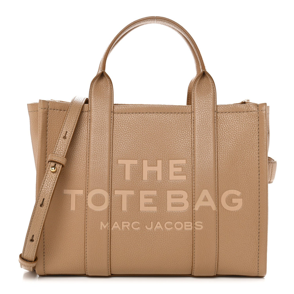 Grained Calfskin Medium The Tote Bag Camel