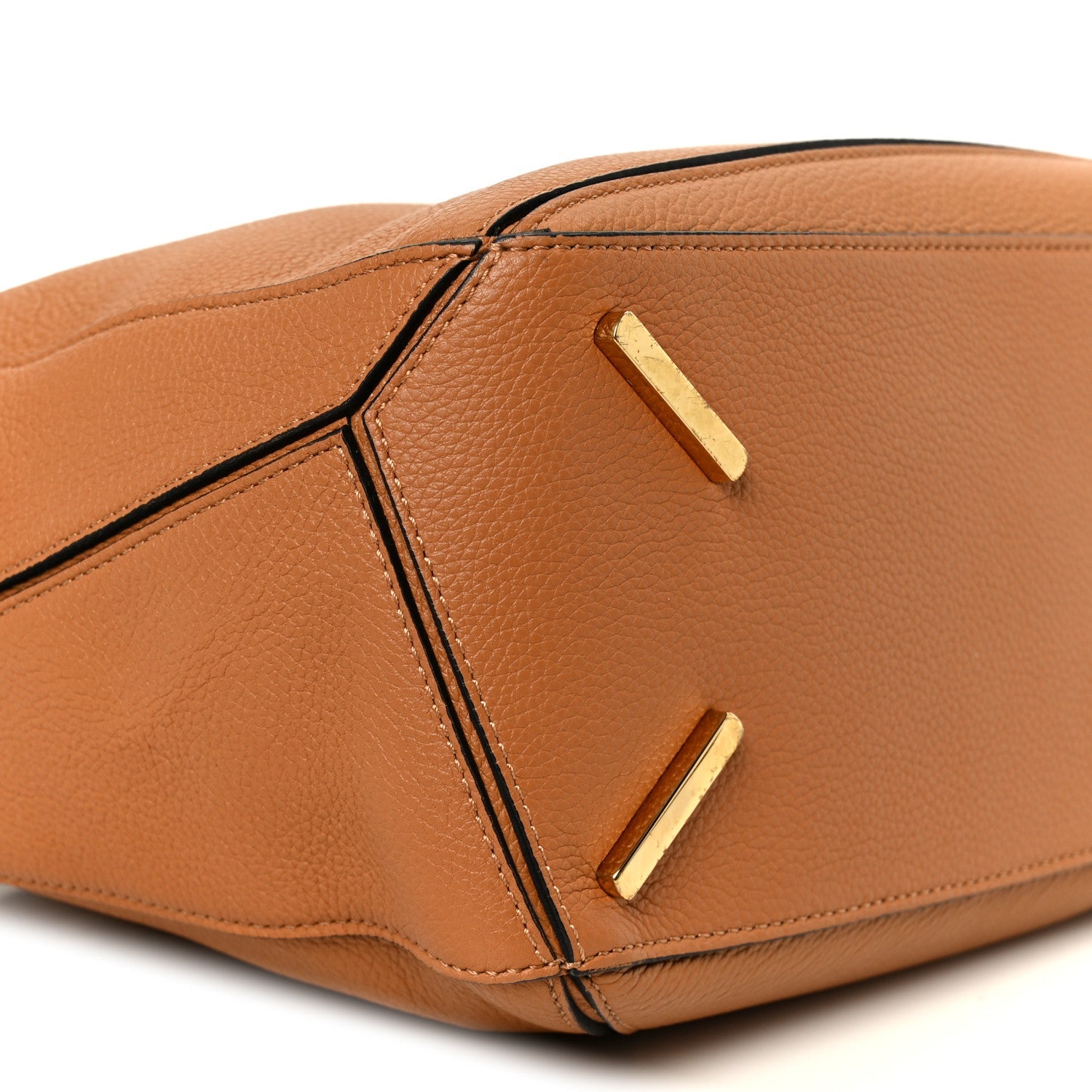 Calfskin Medium Puzzle Bag Tan