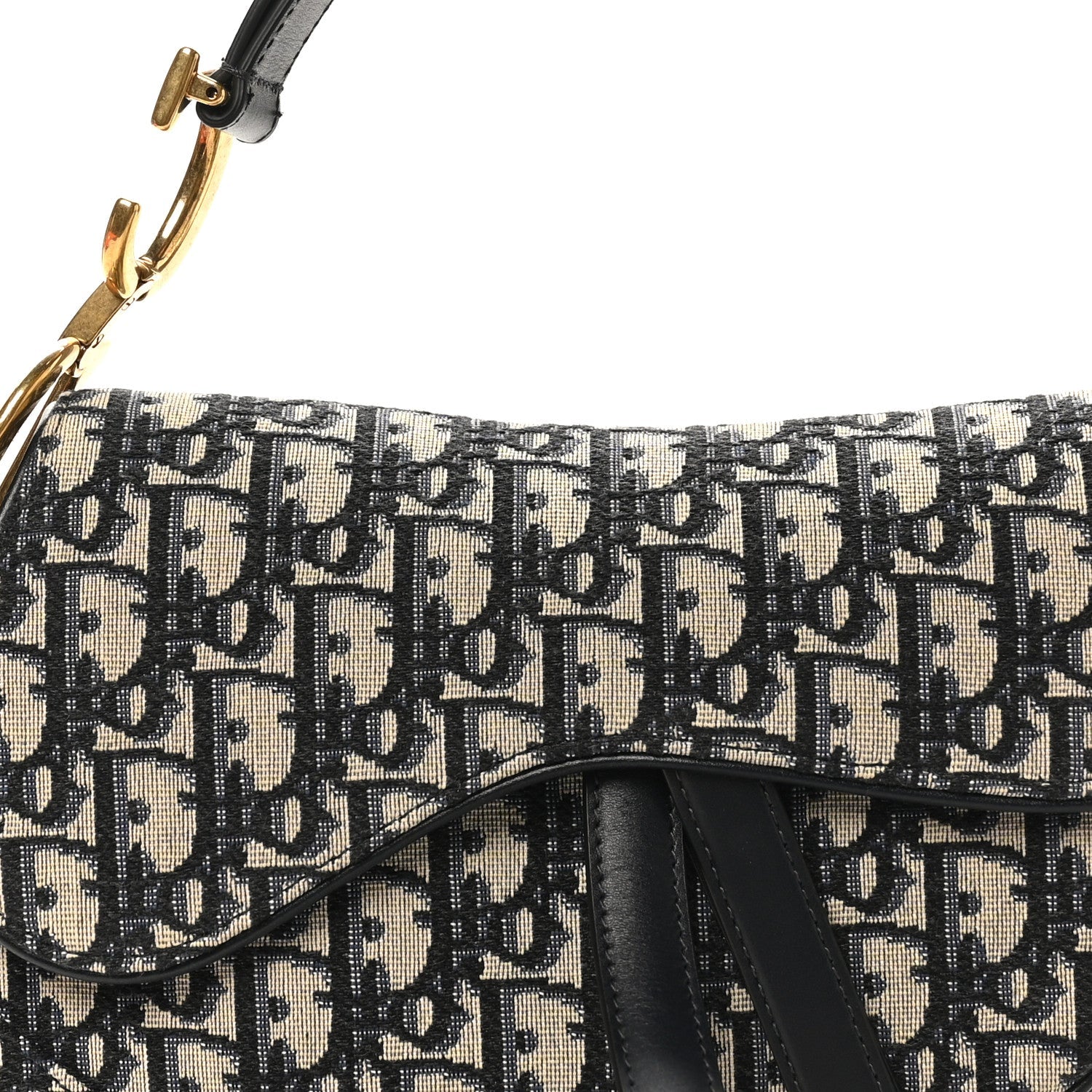 Oblique Saddle Bag Blue