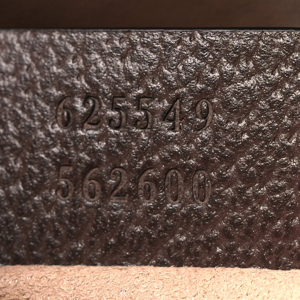GG Supreme Monogram Web Ophidia Pouch Brown