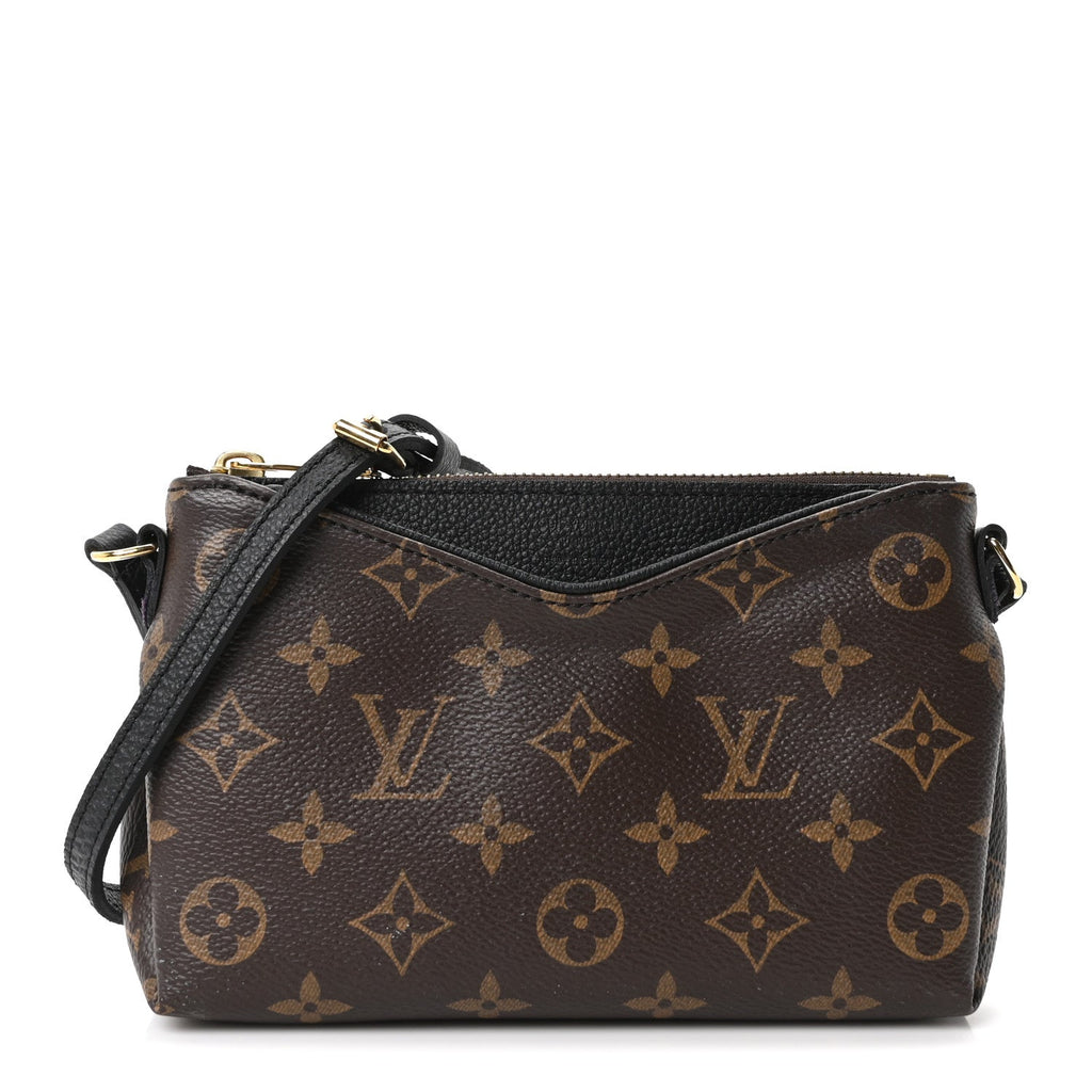 Monogram Pallas Clutch Black