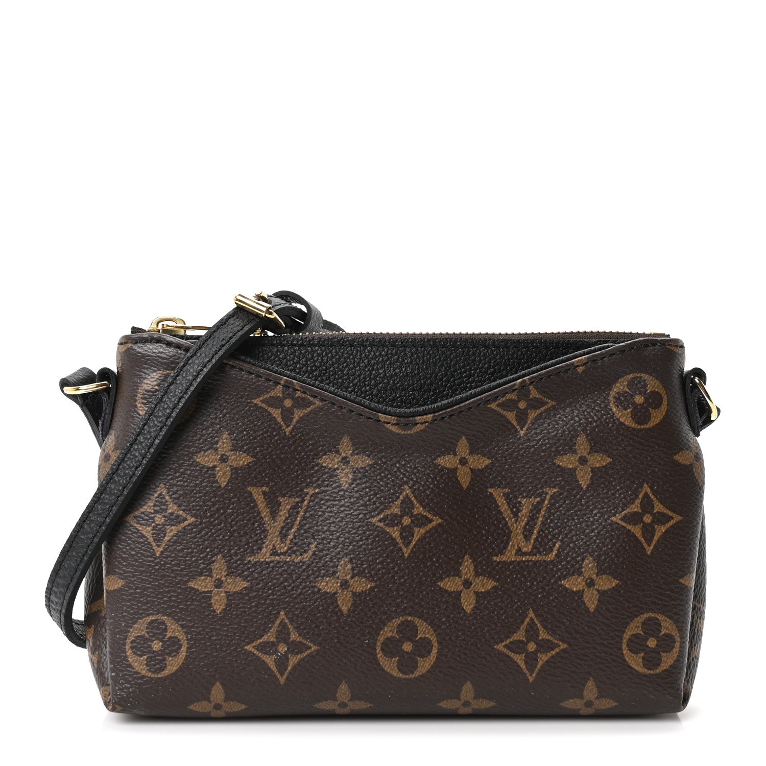 Monogram Pallas Clutch Black
