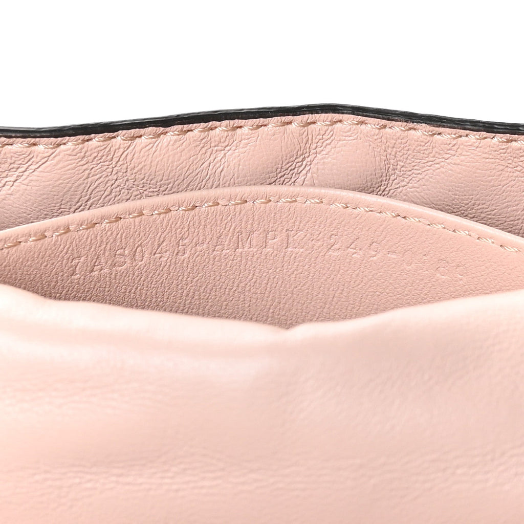 Nappa Matisse FF Embossed Nano Maxi Buckle Baguette Charm Rosa Quarzo
