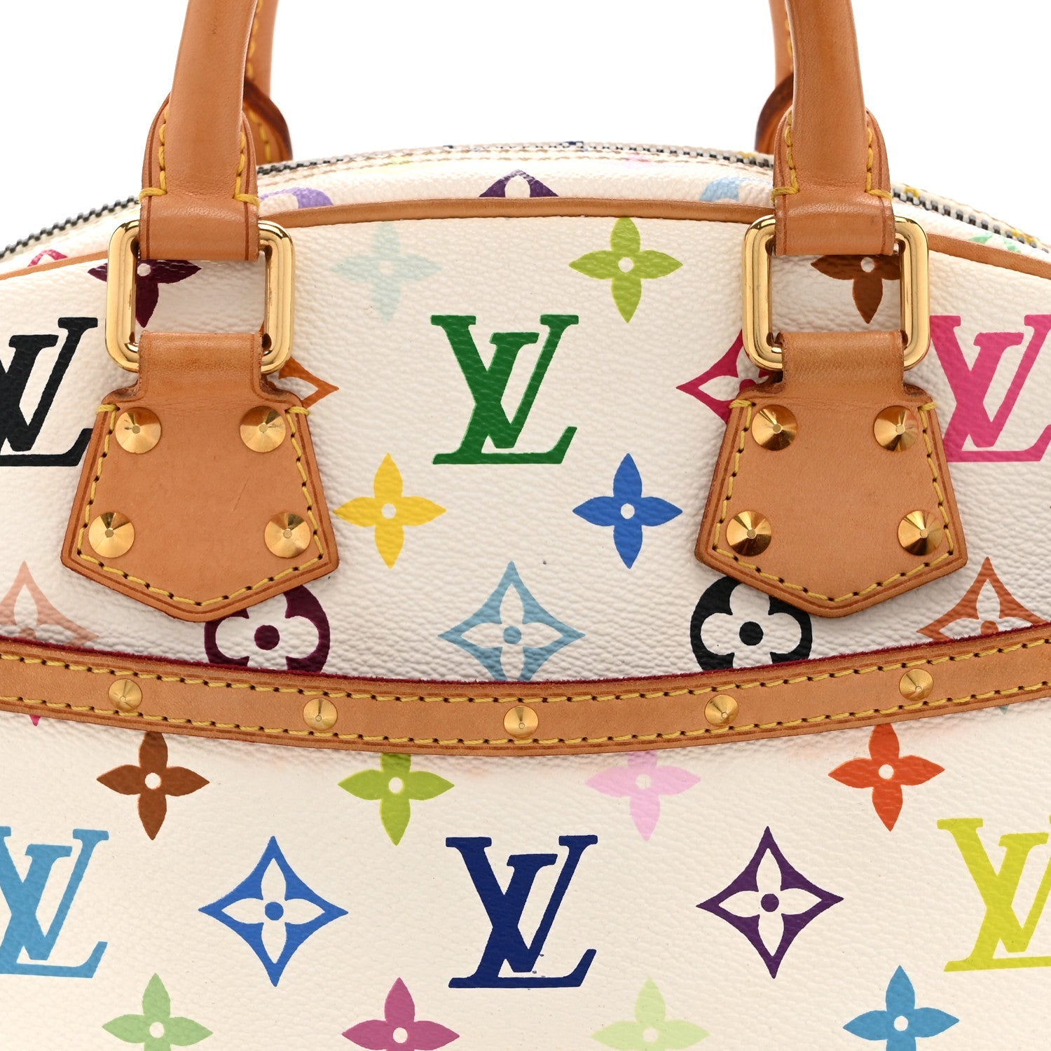 Monogram Multicolor Trouville White