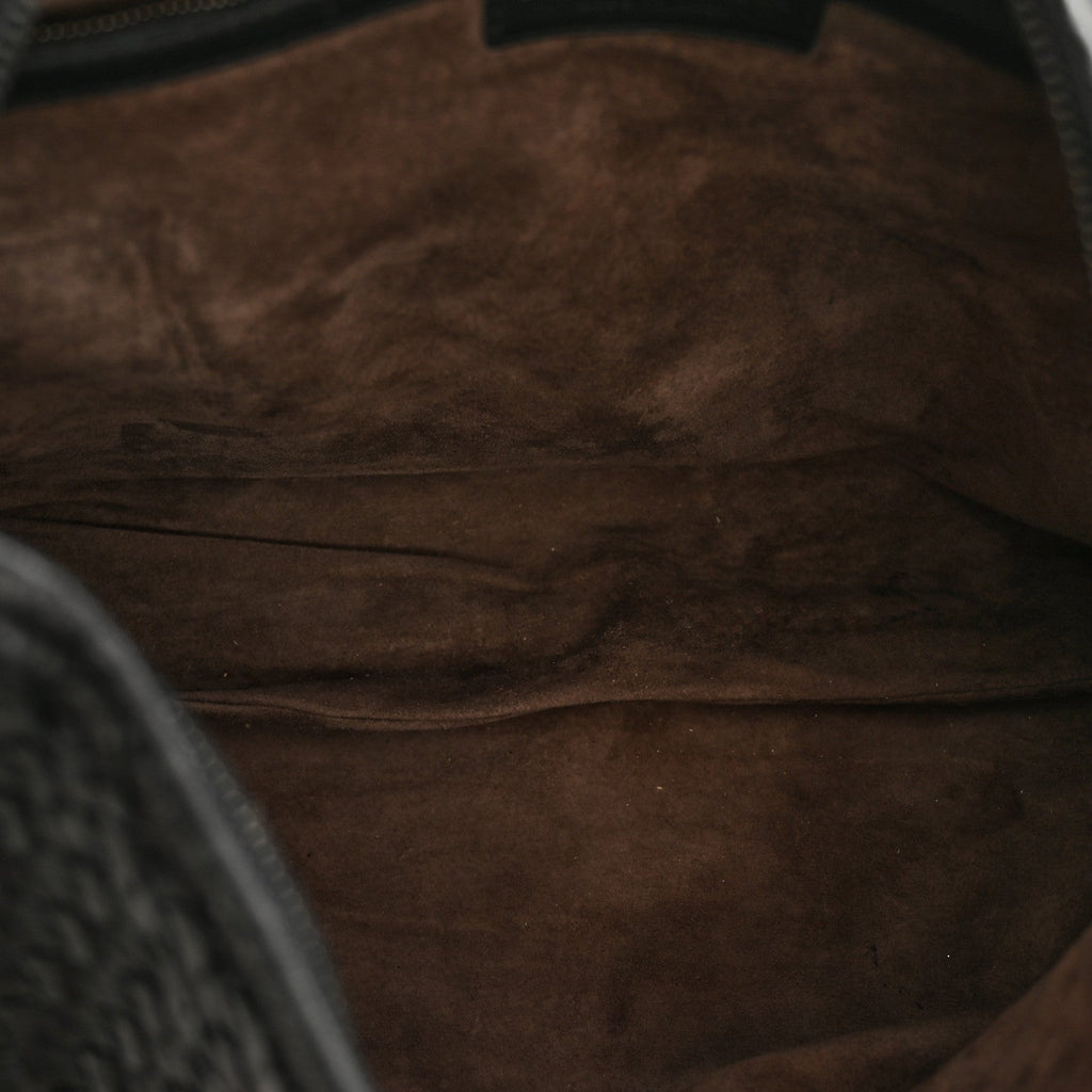 Nappa Intrecciato Medium Veneta Hobo Black