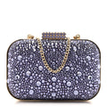 Crystal Micro Cloud Clutch Purple