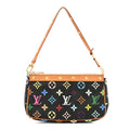 Monogram Multicolor Pochette Accessories Black