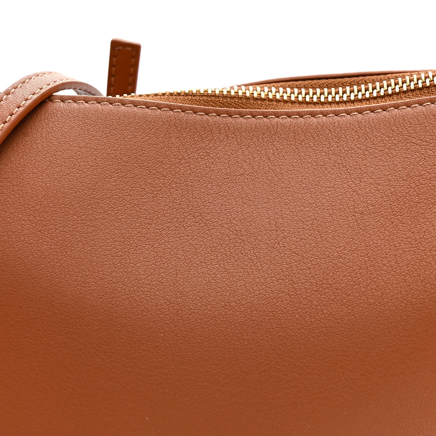 Calfskin Mini Hammock Hobo Tan