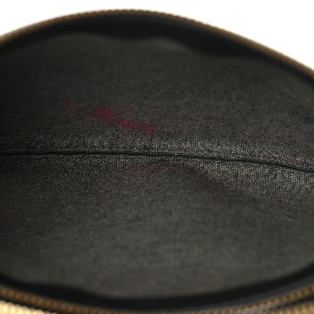 Lambskin Large Trio Crossbody Bag Black