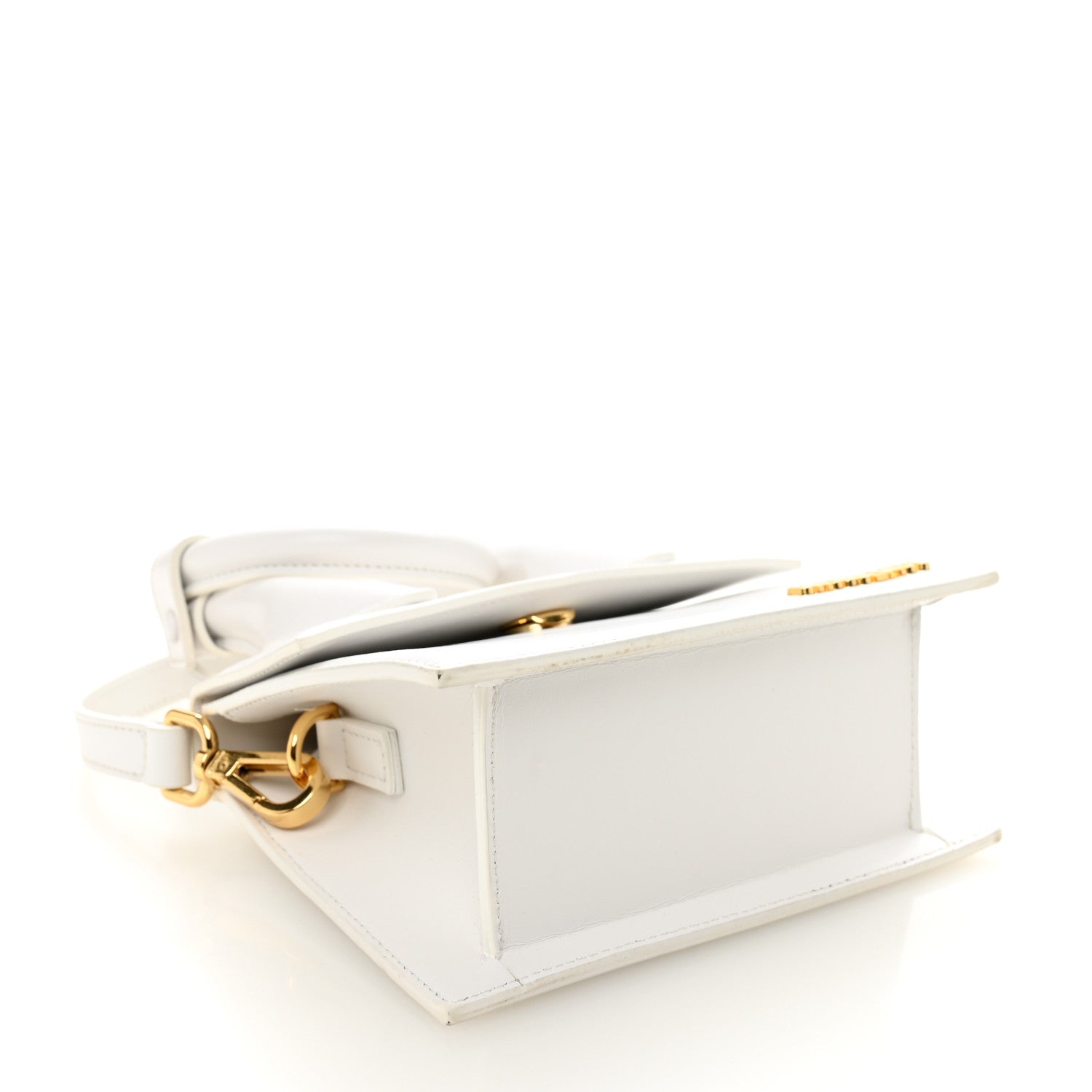 Smooth Calfskin Le Chiquito Noeud White