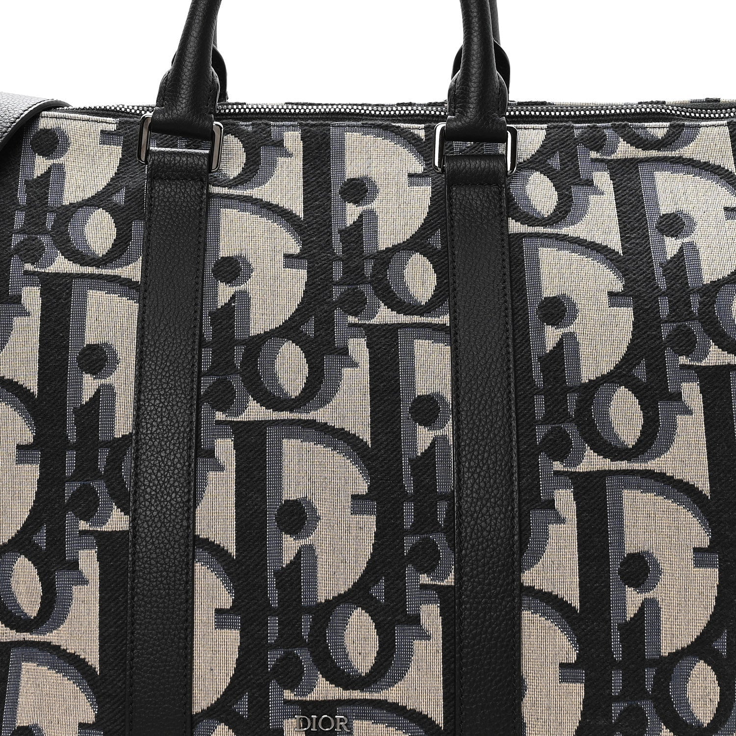 Maxi Oblique Jacquard Weekender 40 Beige Black