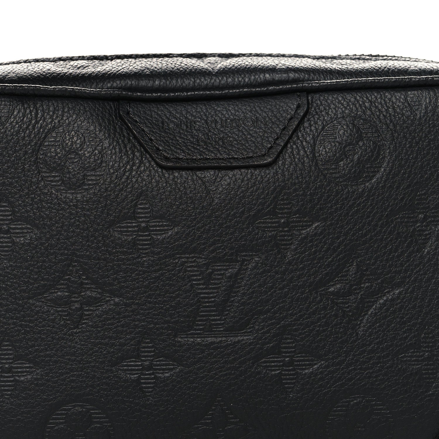 Calfskin Monogram Shadow Trocadero Wearable Wallet Black