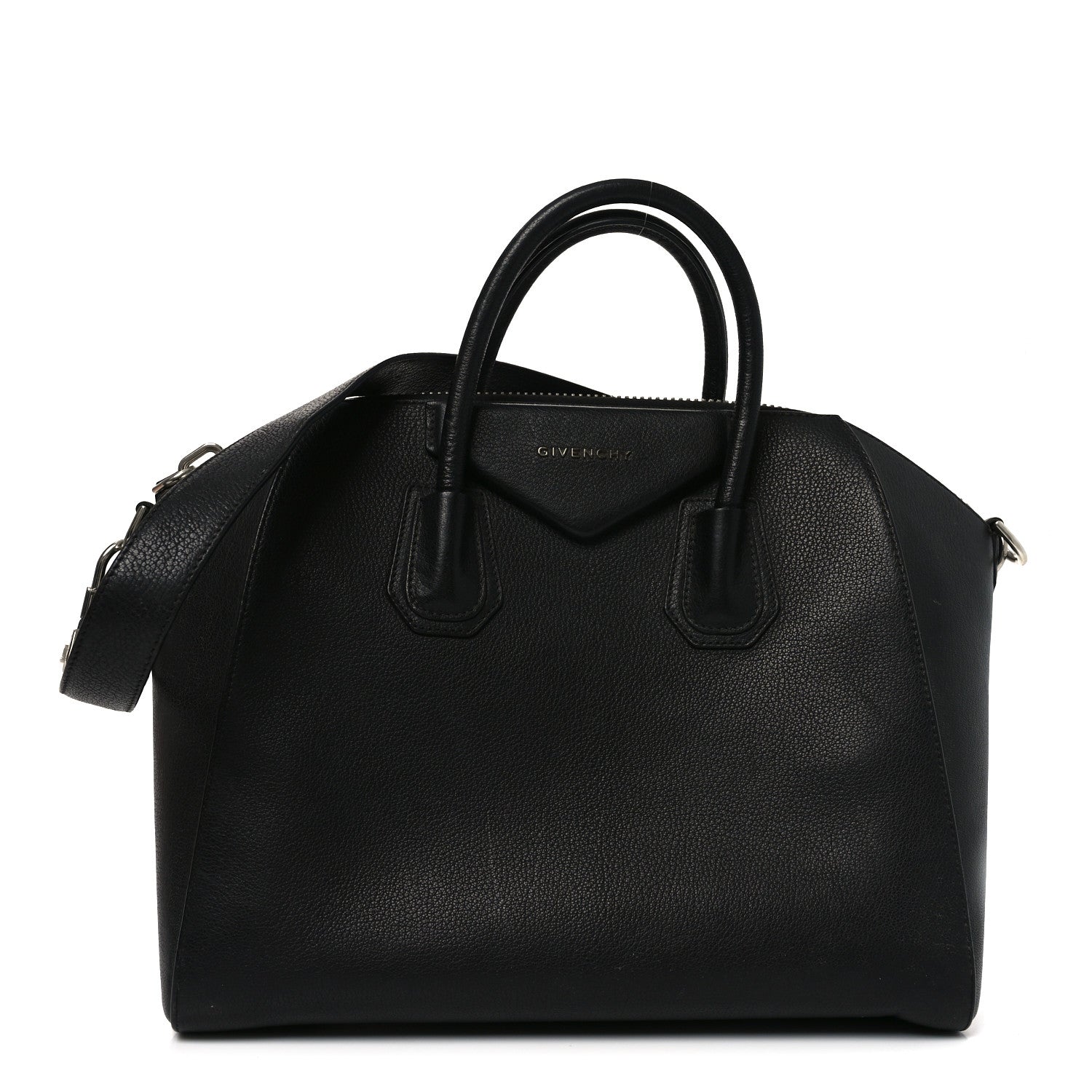 Sugar Goatskin Medium Antigona Black