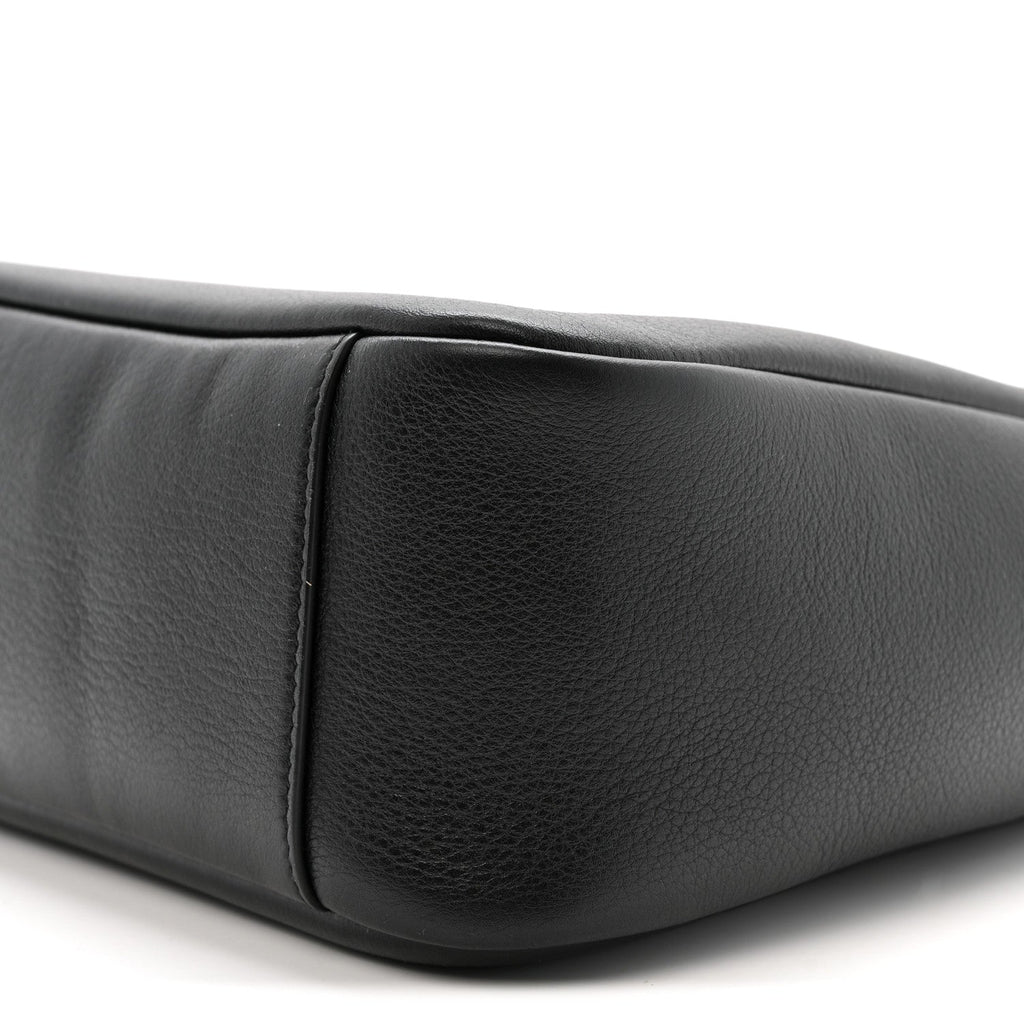 Smooth Calfskin Small Le 5 A 7 Soft Hobo Black
