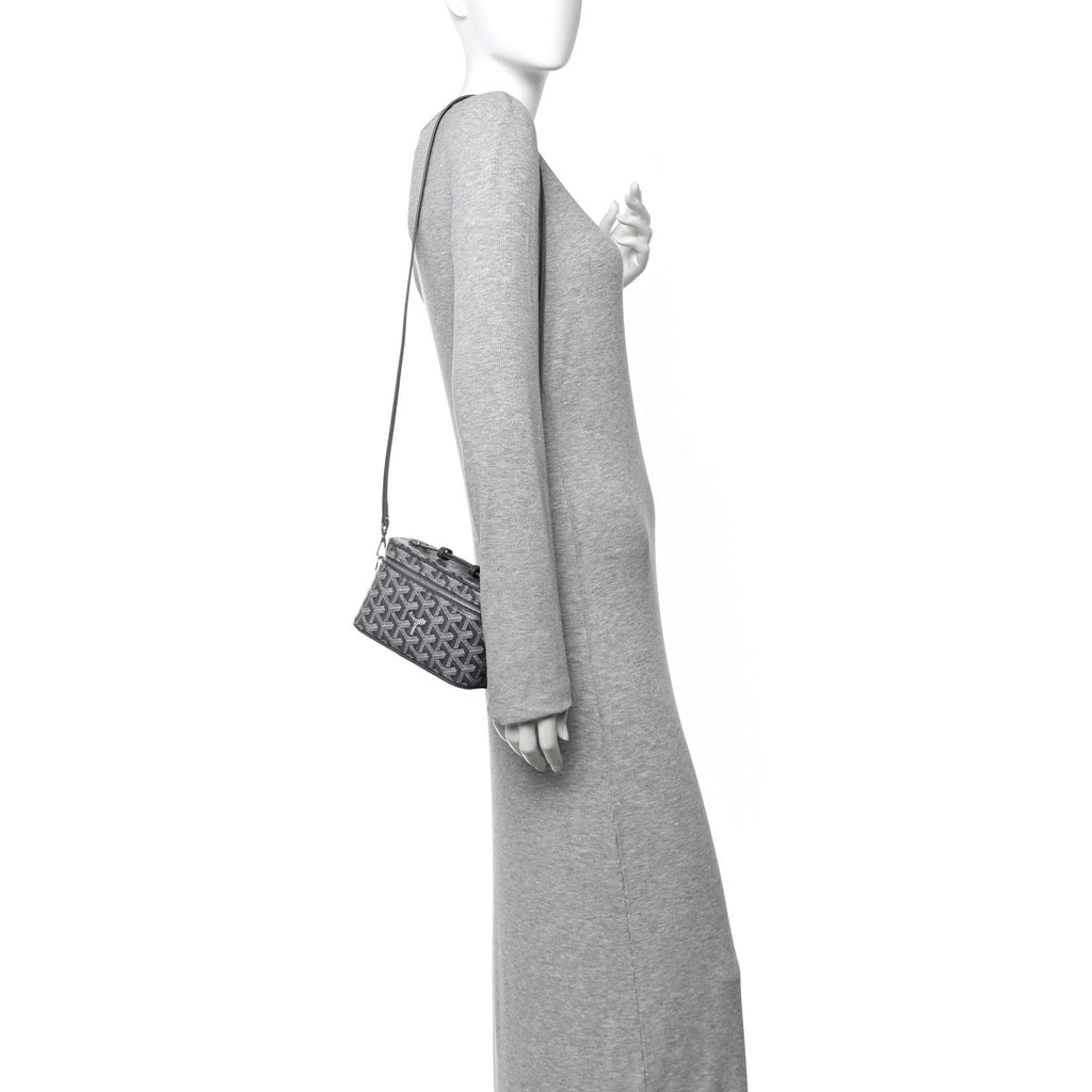 Goyardine Muse Mini Vanity Case Grey