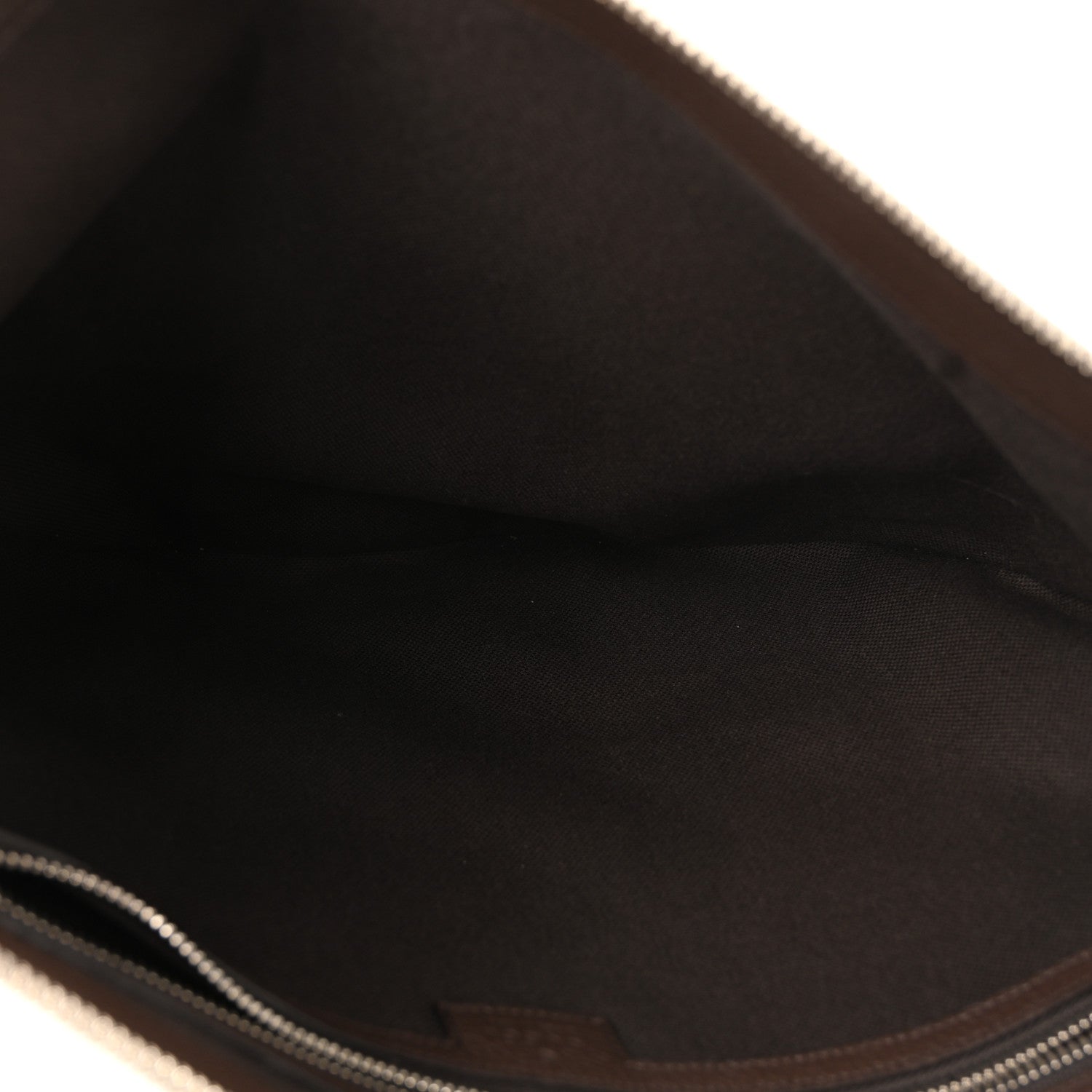 Monogram Calfskin Web Medium B Shoulder Bag Beige Brown
