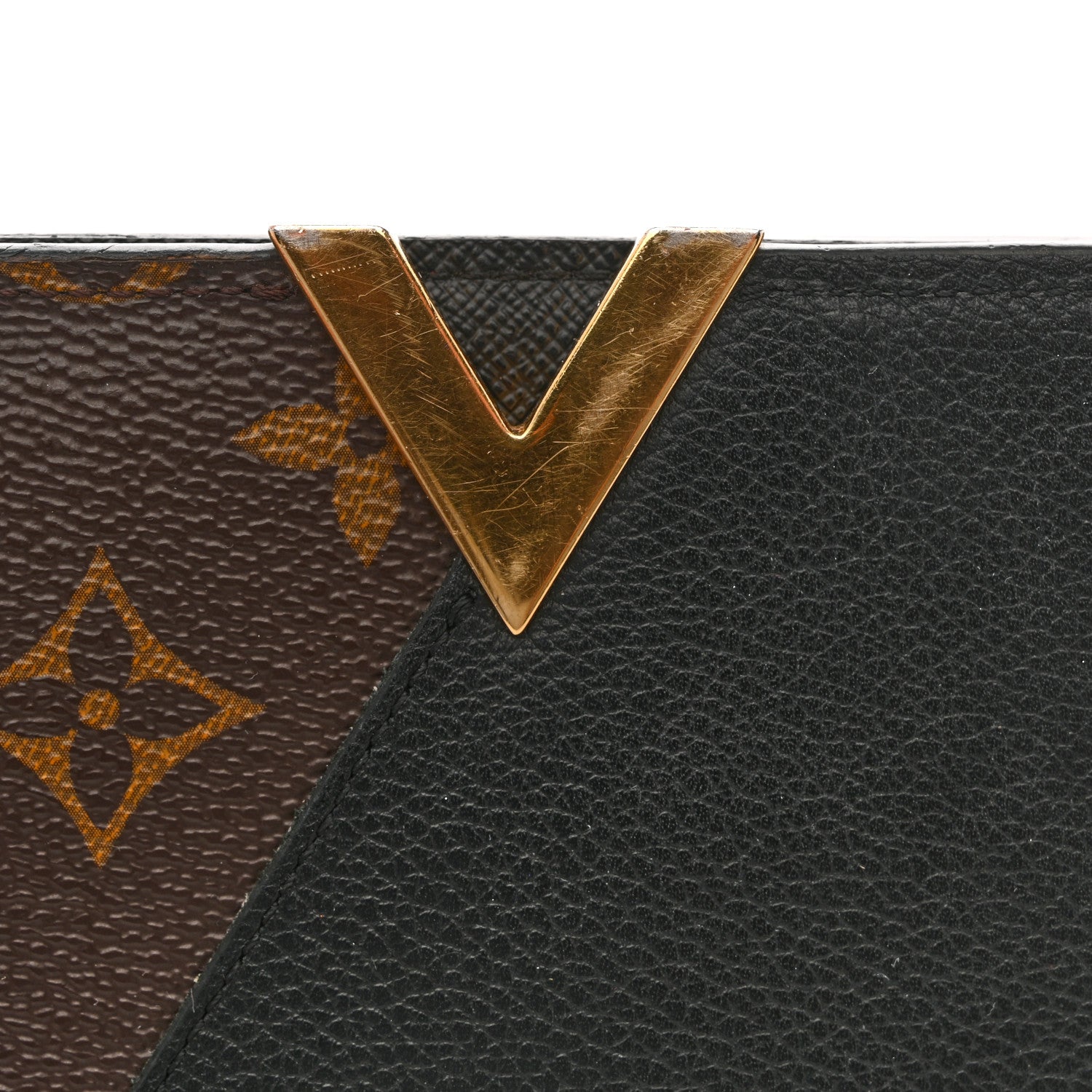Monogram Calfskin Kimono Wallet Black
