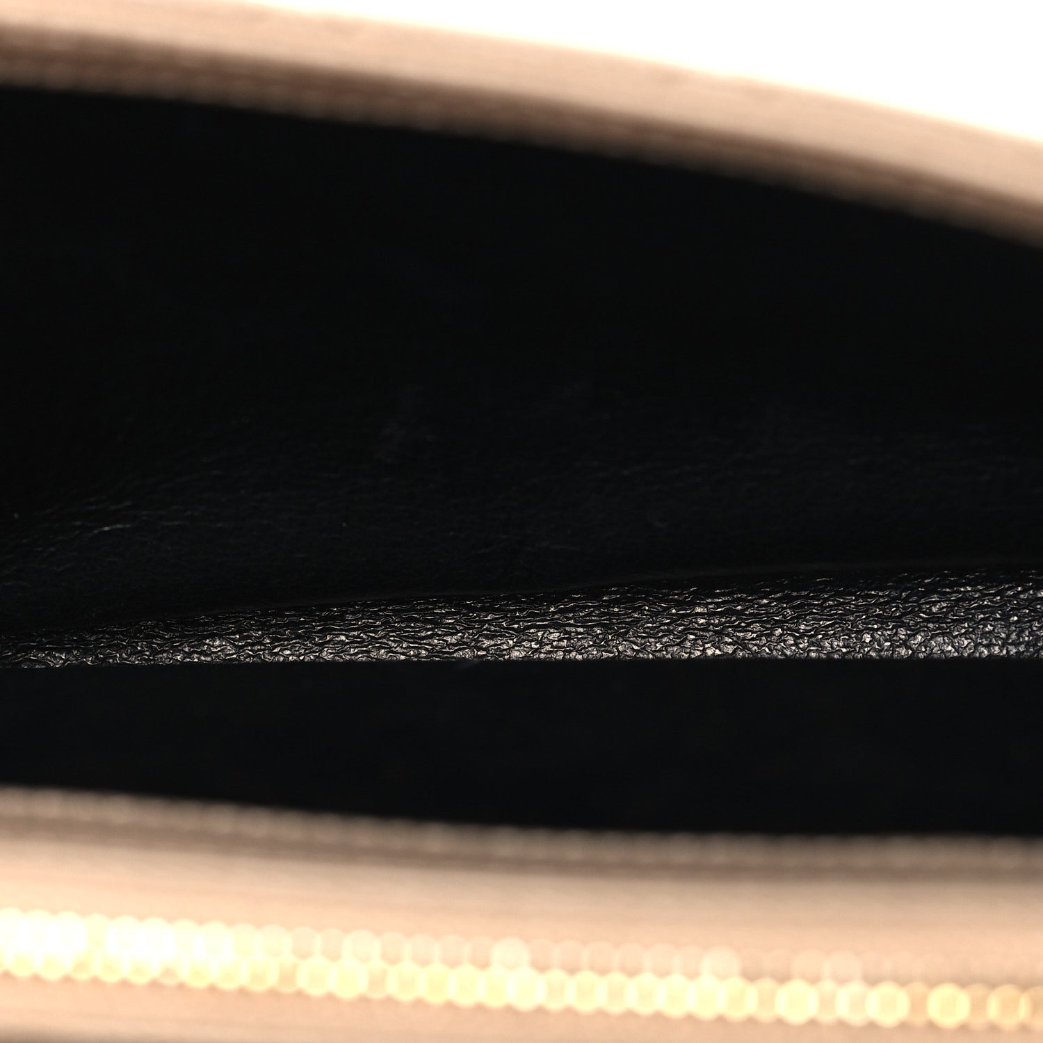 Grain De Poudre Mixed Matelasse Triquilt Monogram Chain Wallet Dark Beige