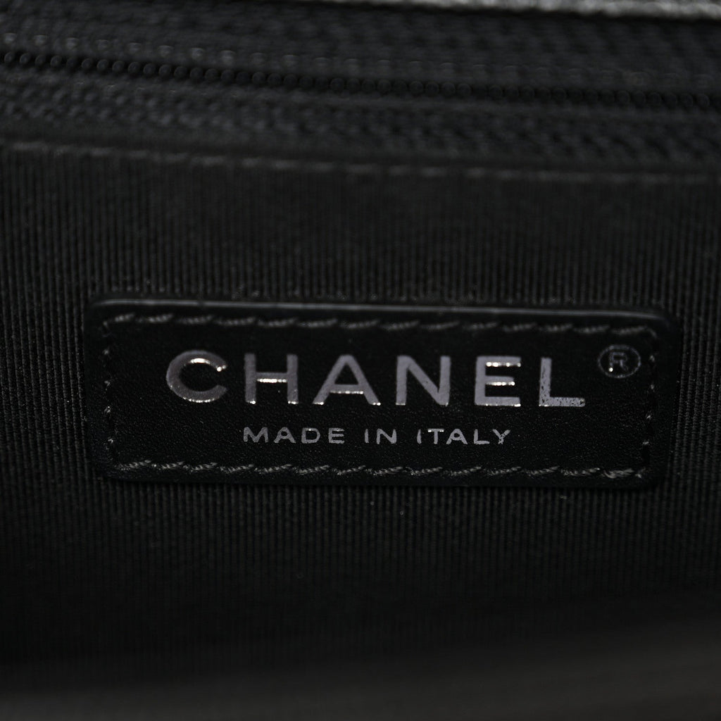 Caviar Quilted New Medium Boy Flap Black