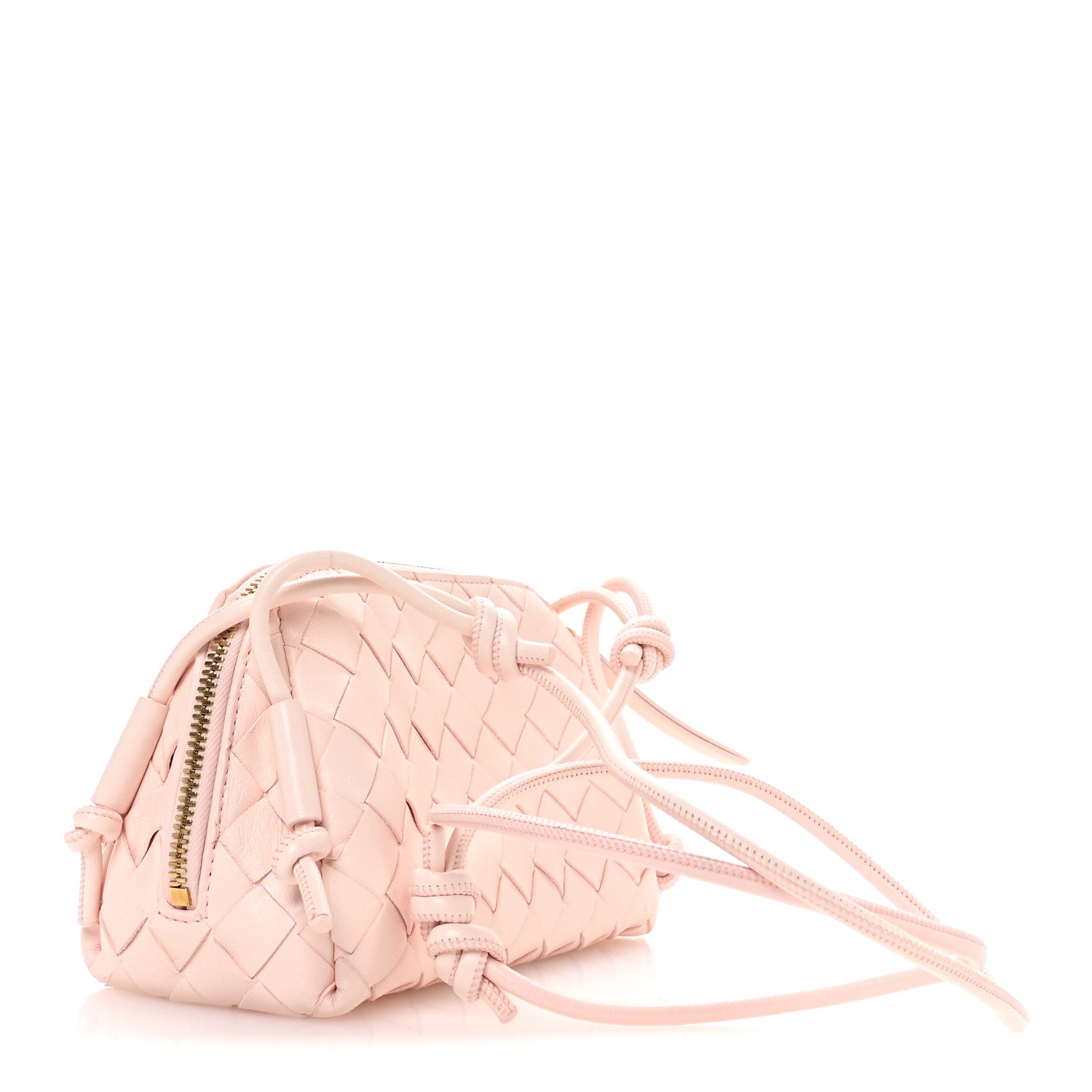 Nappa Intrecciato Concert Pouch Seashell
