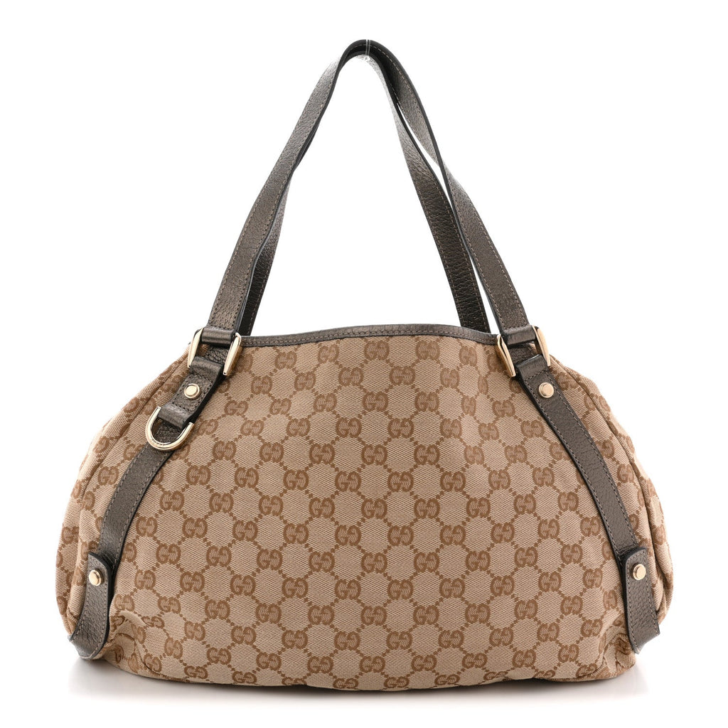 Monogram Medium Abbey Shoulder Bag Pewter