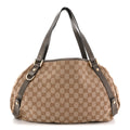 Monogram Medium Abbey Shoulder Bag Pewter