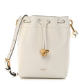 Soft Shiny Calfskin Mini Bon Bon N/S Bucket Bag Latte