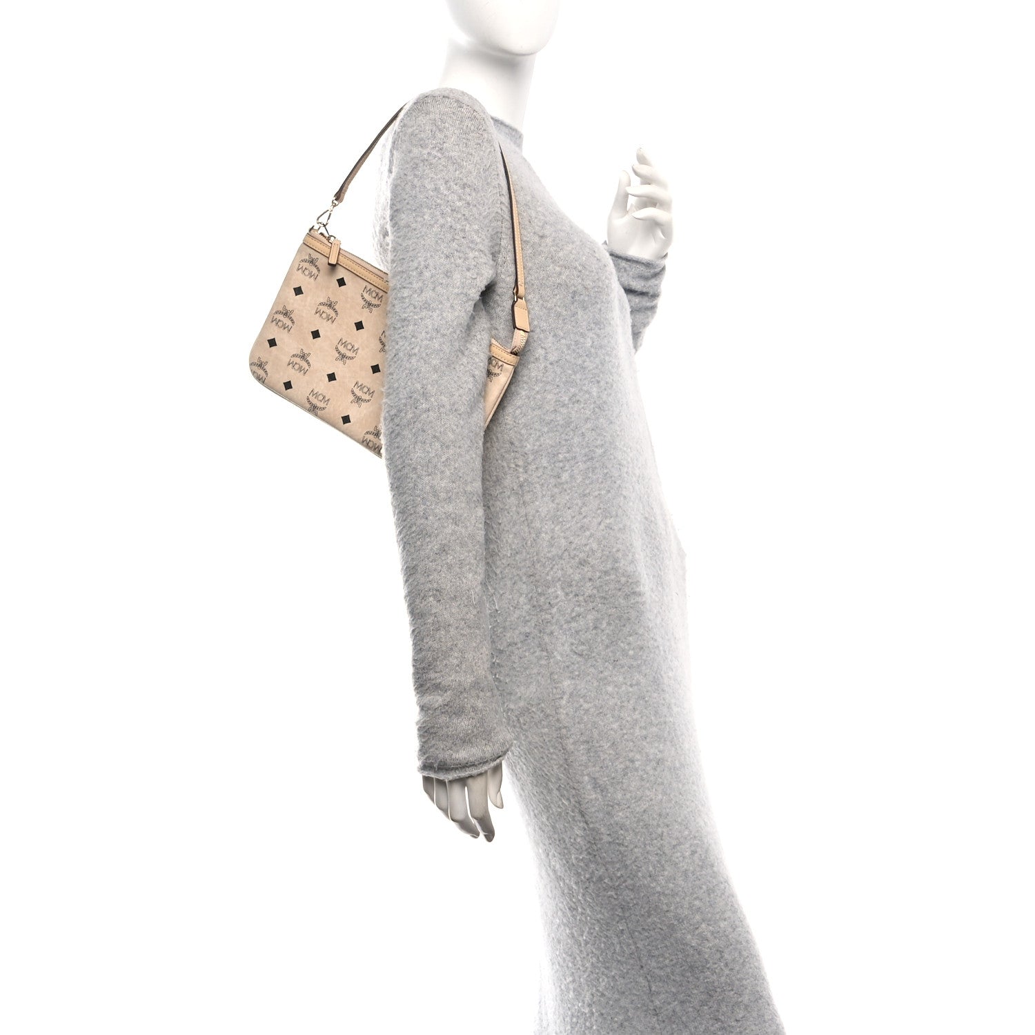 Visetos Medium Pouch Beige
