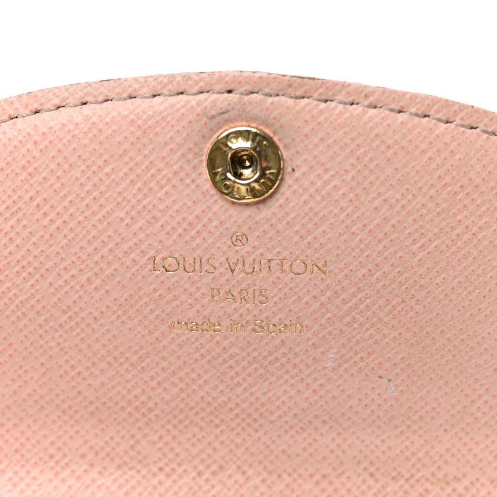 Monogram Rosalie Coin Purse Rose Ballerine