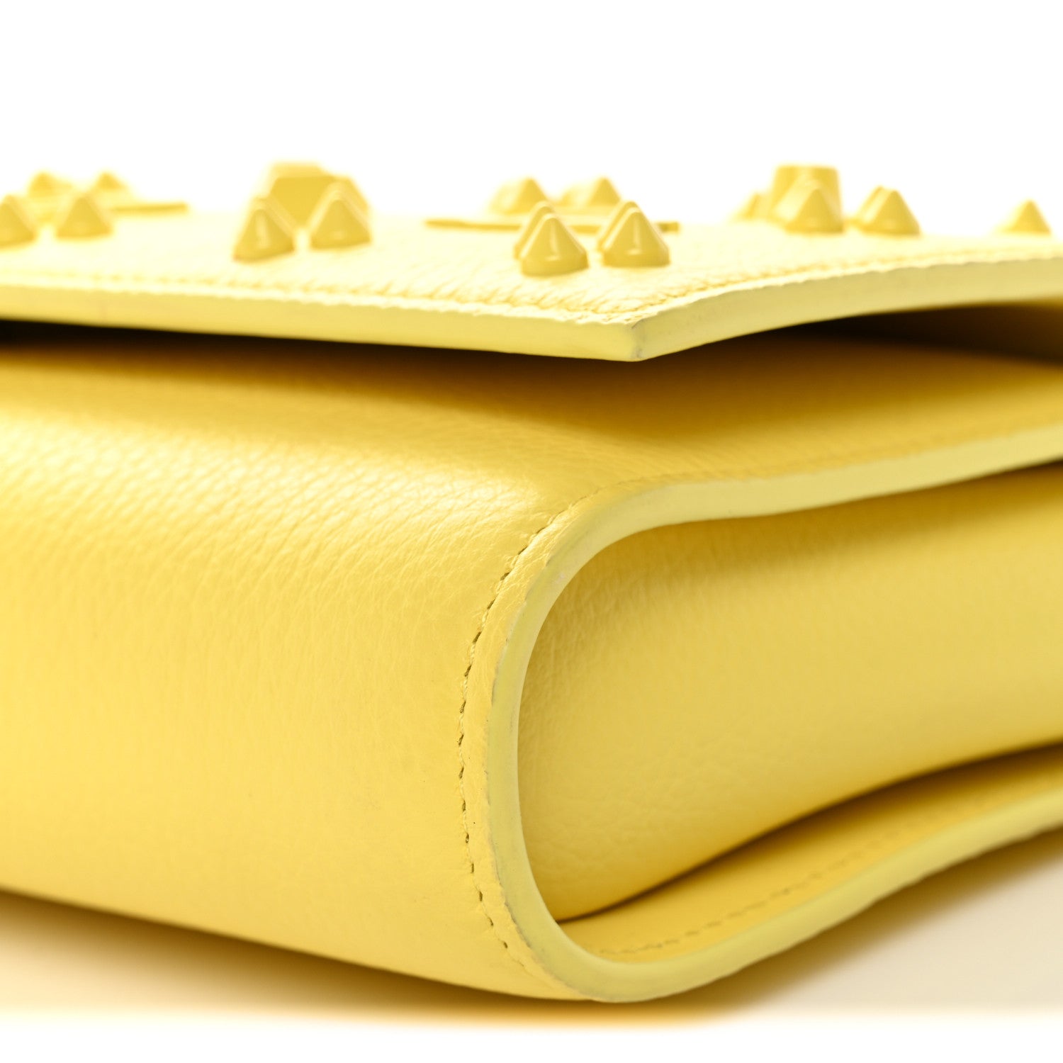 Calfskin Spikes Loubinthesky Paloma Clutch  Piou