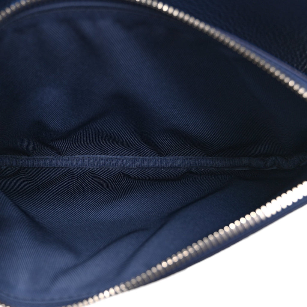 Monogram Ink Watercolor Trio Messenger Bag Blue