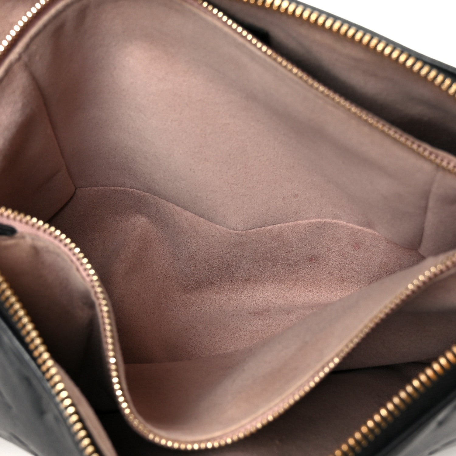 Lambskin Embossed Monogram Coussin PM Black