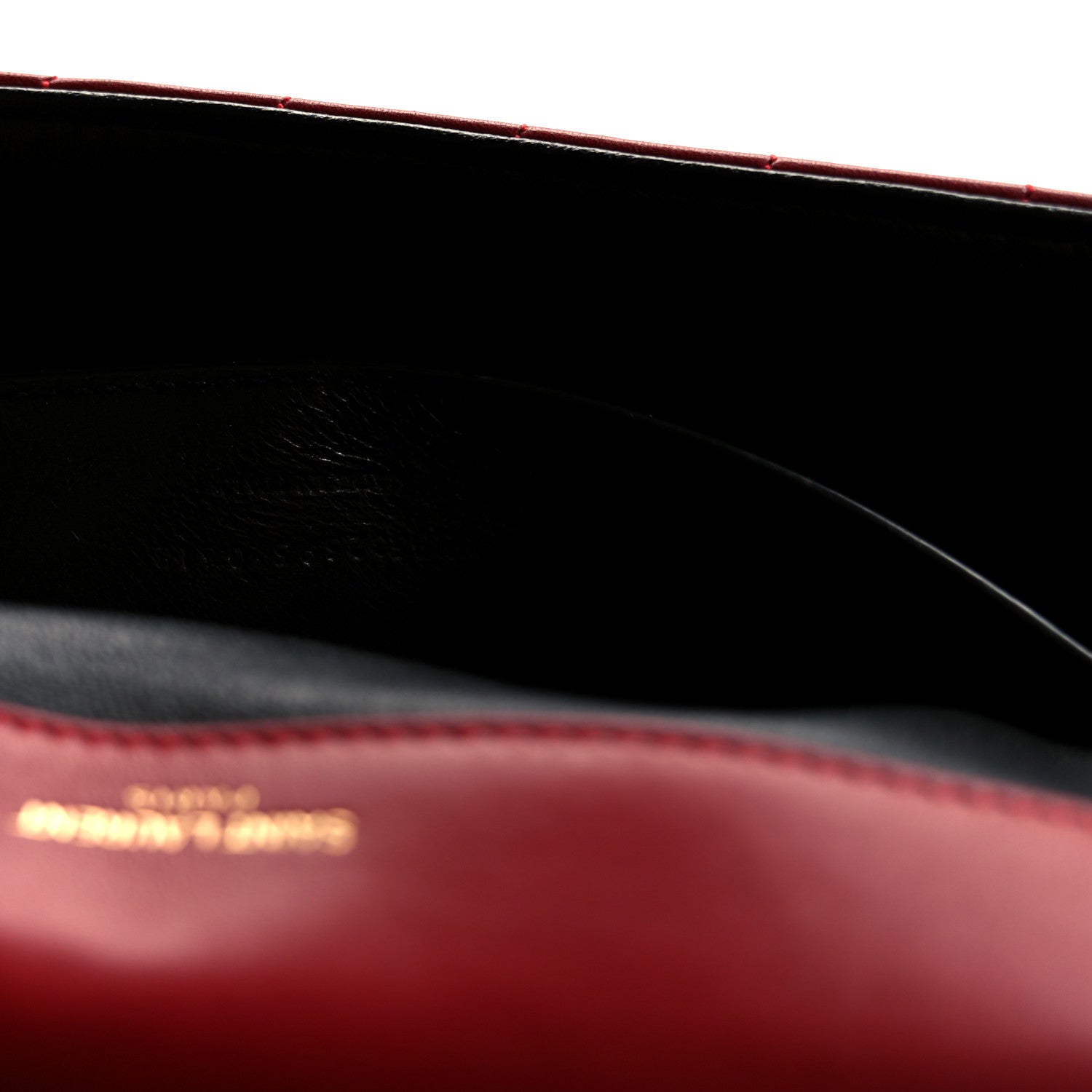 Lambskin Matelasse Monogram Large Vicky Chain Bag Rouge Eros