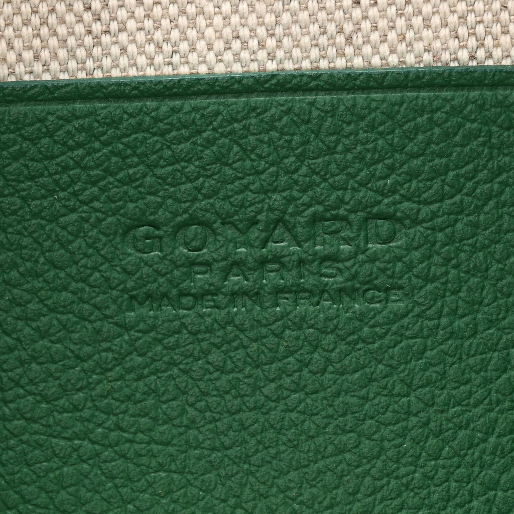Goyardine Plumet Wallet Clutch Green