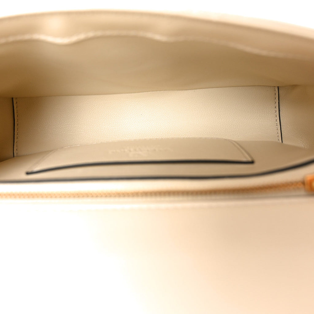 Nappa Quiltie 67 Medium Shoulder Bag Ivory