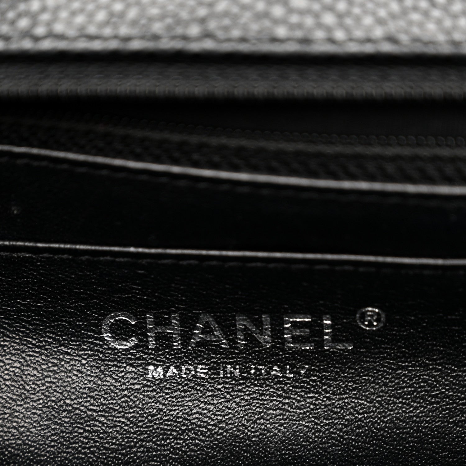 Caviar Quilted Jumbo Single Flap Black