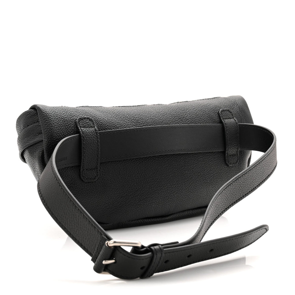 Grained Calfskin Embossed GG Monogram Belt Bag 80 32